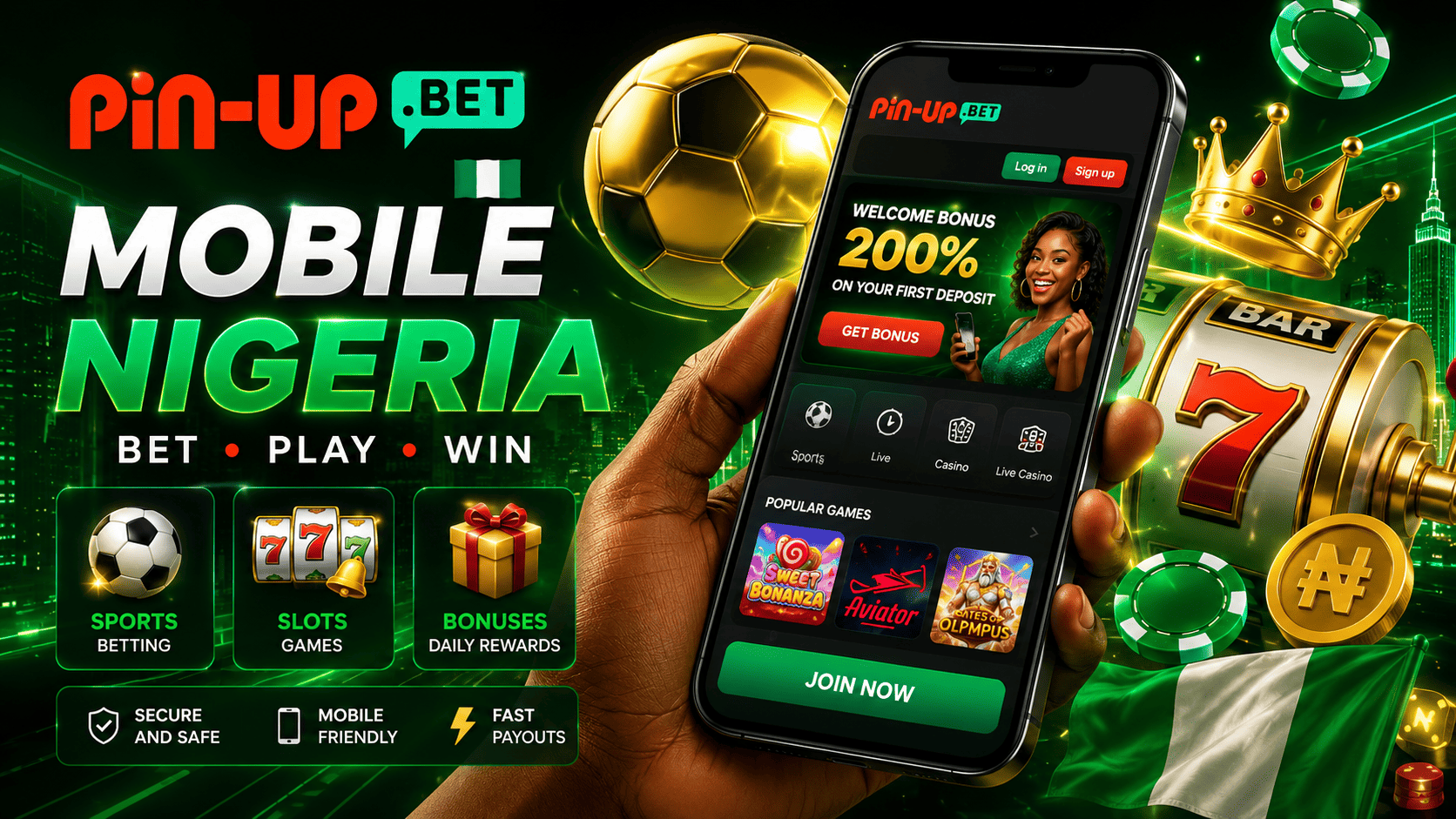 Pin Up Bet mobile Nigeria
